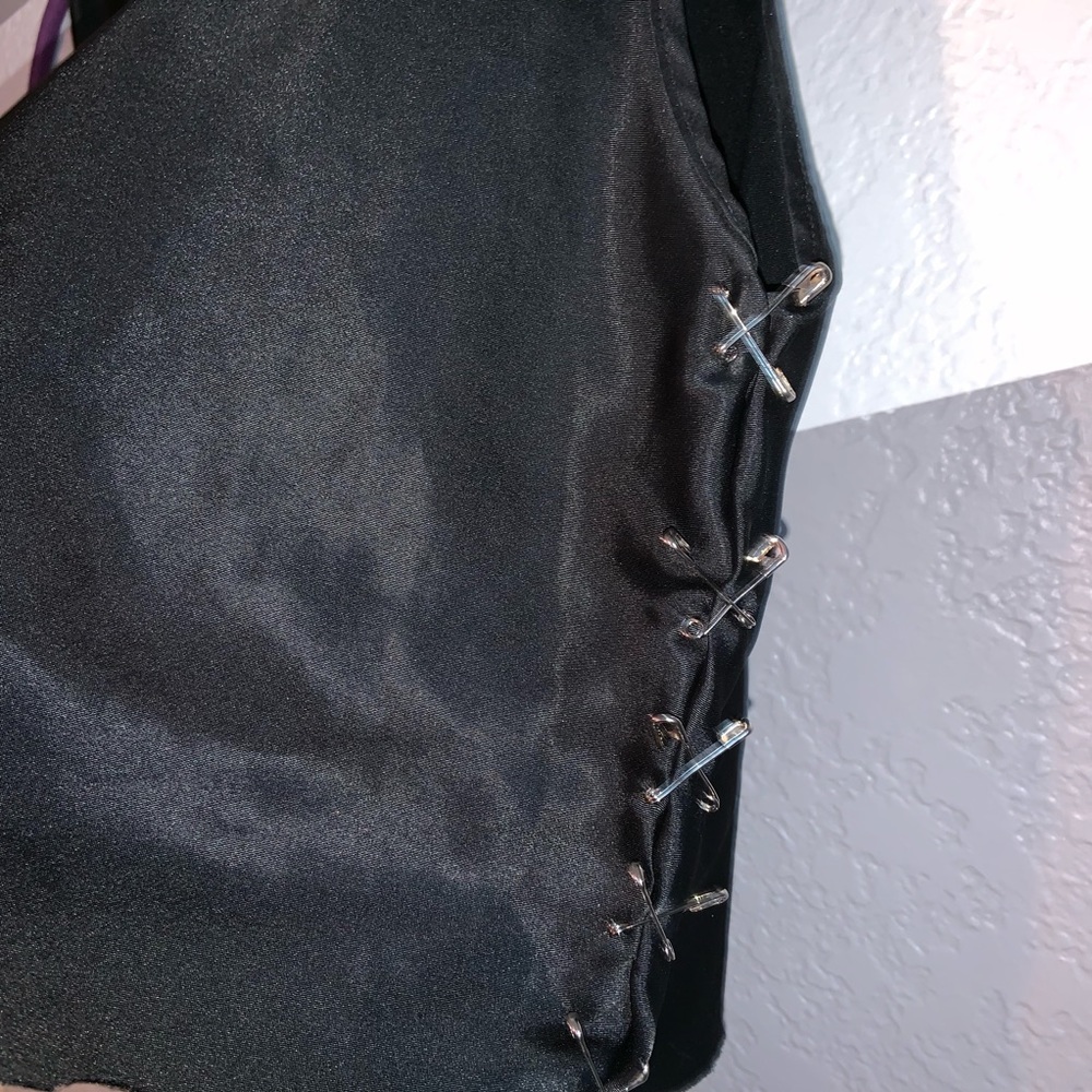 Grunge silk top